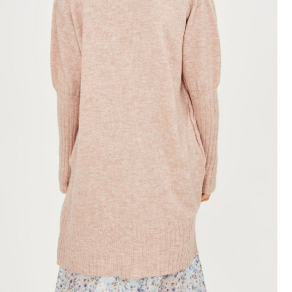 Topshop NWT puff sleeve long cardigan 6/8 - Picture 5 of 5